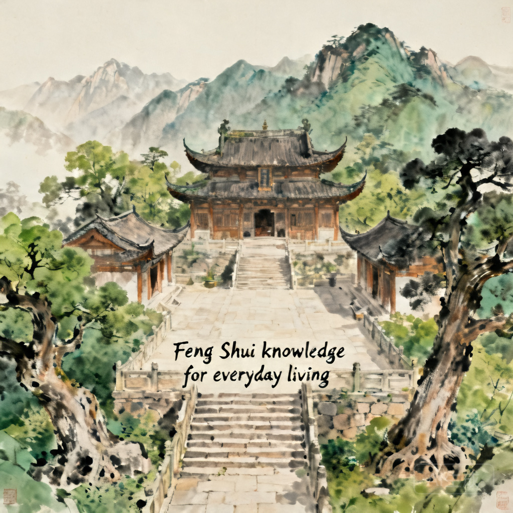 白雲山主峰歷史悠久的能仁寺照片
