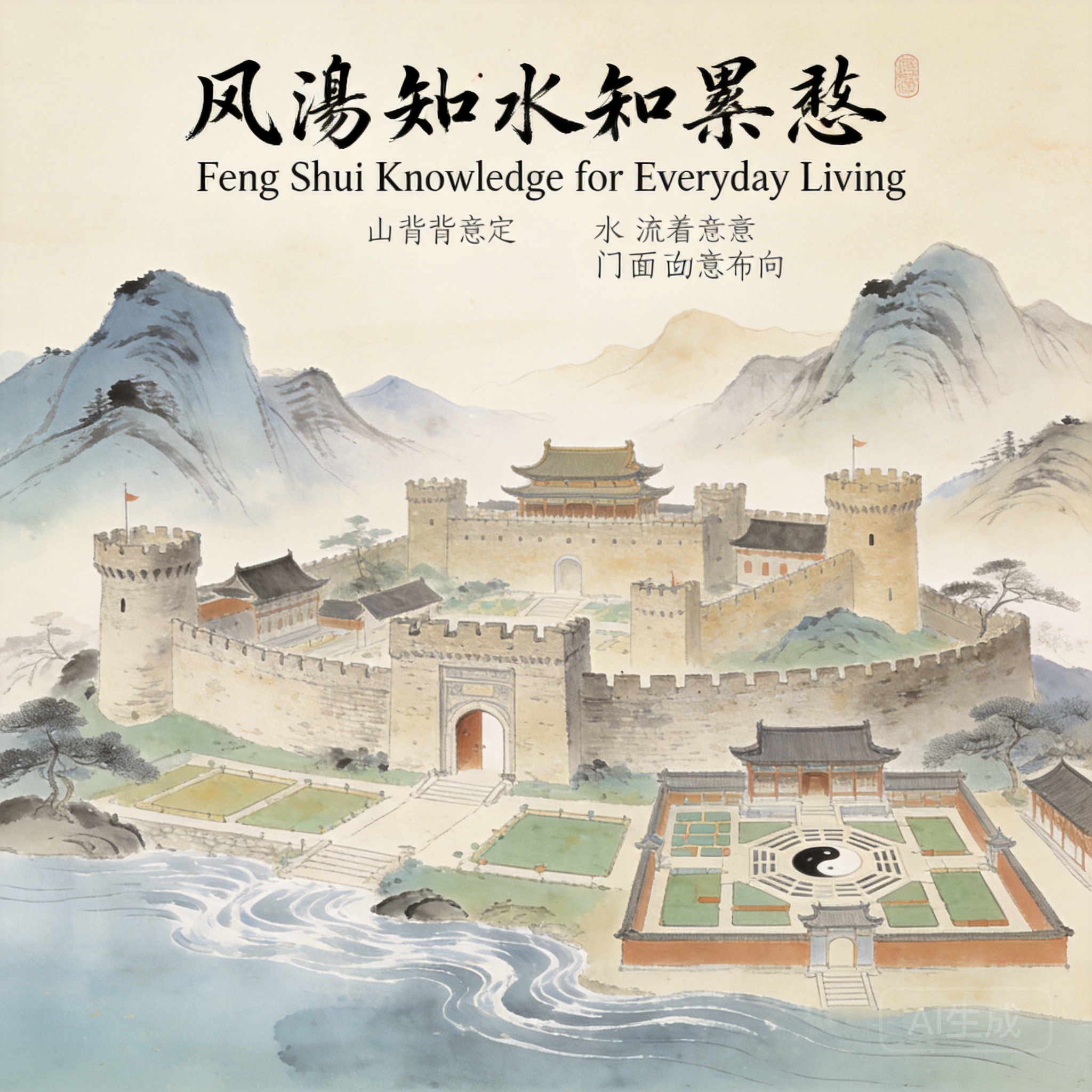 日常生活風水知識插圖：圭內斯愛德華國王城堡與城牆完整風水分析