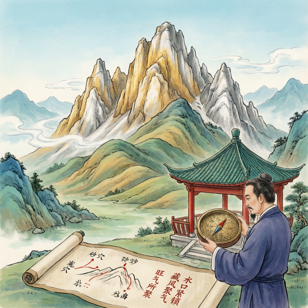日常生活的風水知識插圖:多洛米蒂山脈的形法與理氣學派洞察