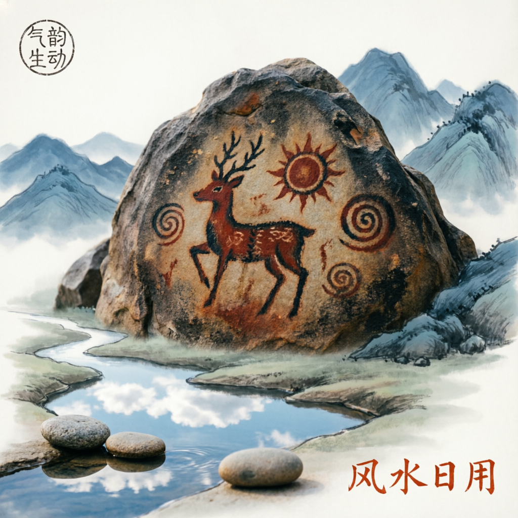 阿爾泰山脈中的古代岩畫
