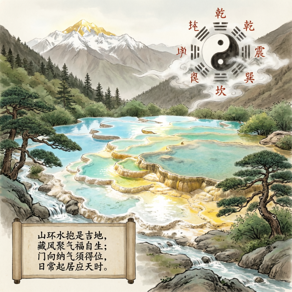 Feng Shui knowledge for everyday living illustration for huanglong scenic area feng shui analysis complete guide