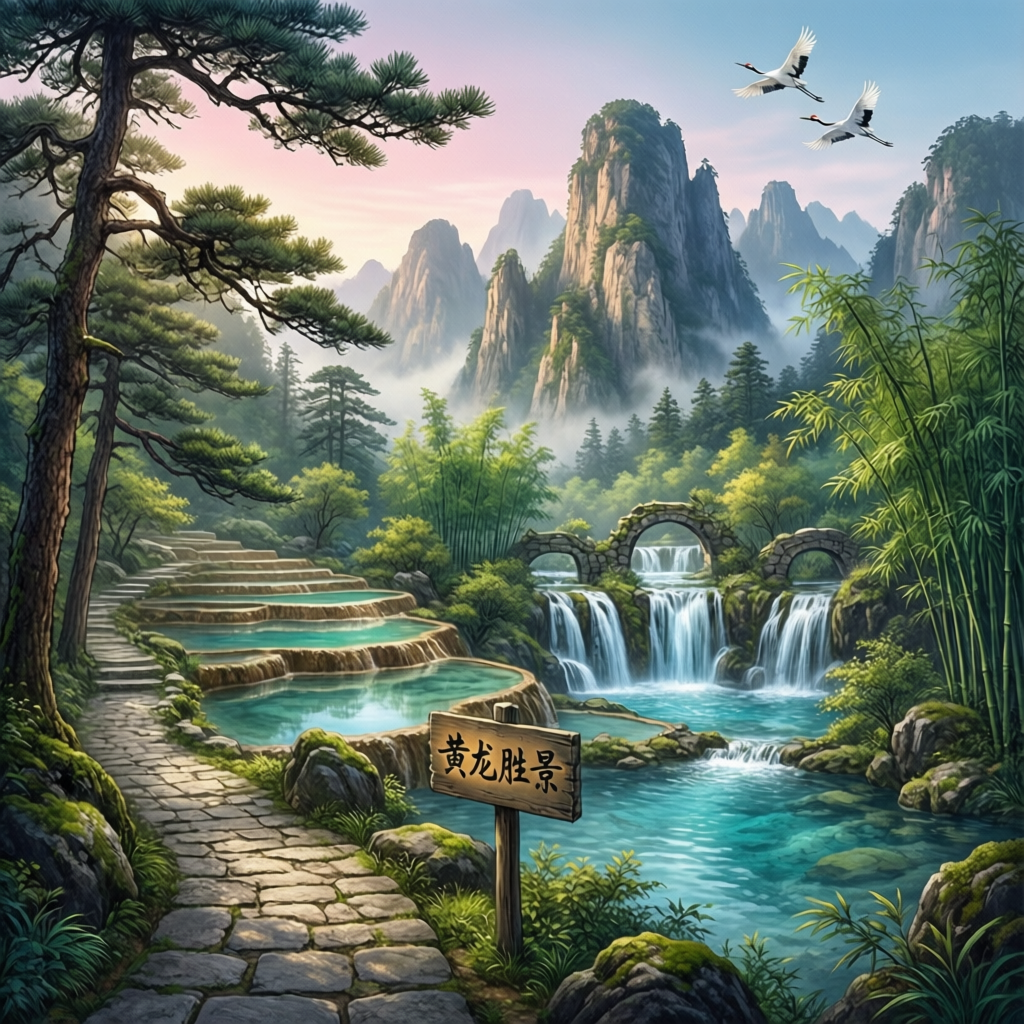 日常生活中的風水知識插圖：黃龍風景區風水分析完整指南