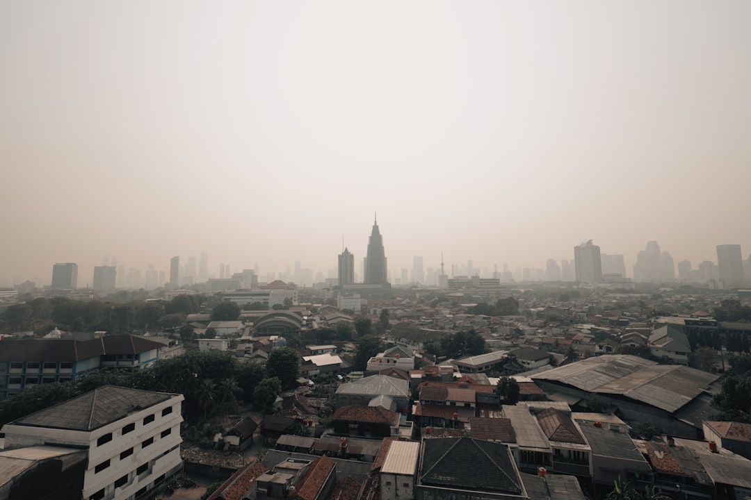 高樓林立的城市景觀