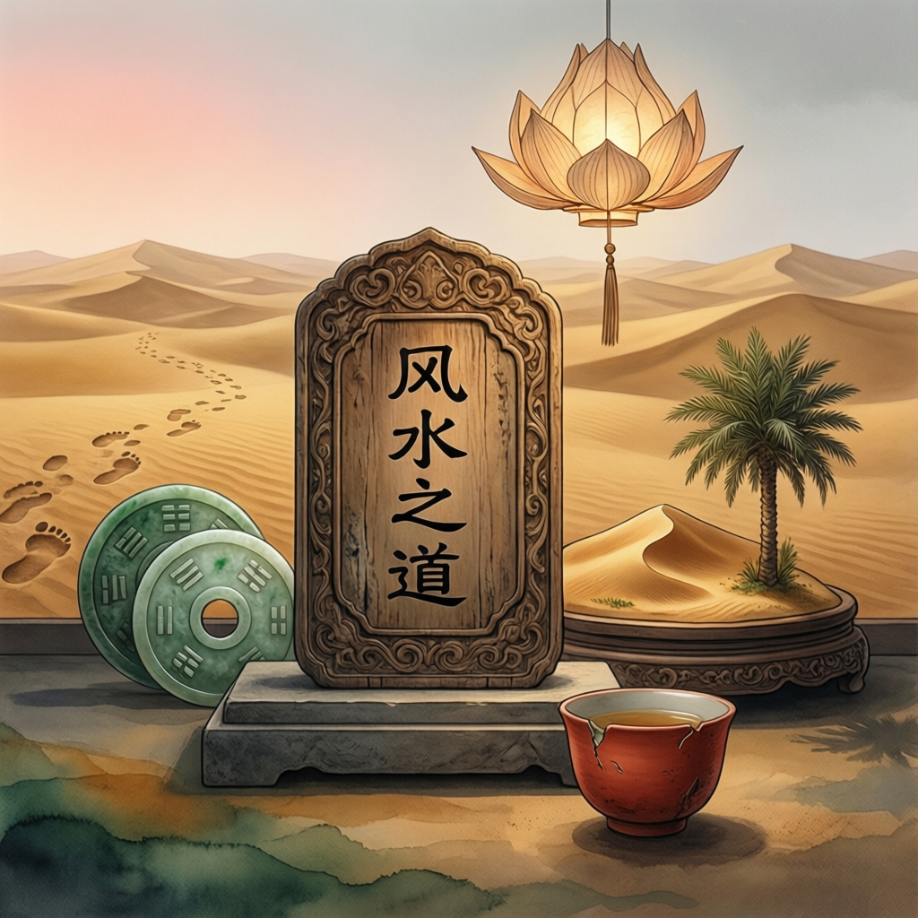 風水知識日常應用插圖，庫塞爾·阿姆拉風水分析，古代沙漠智慧現代生活