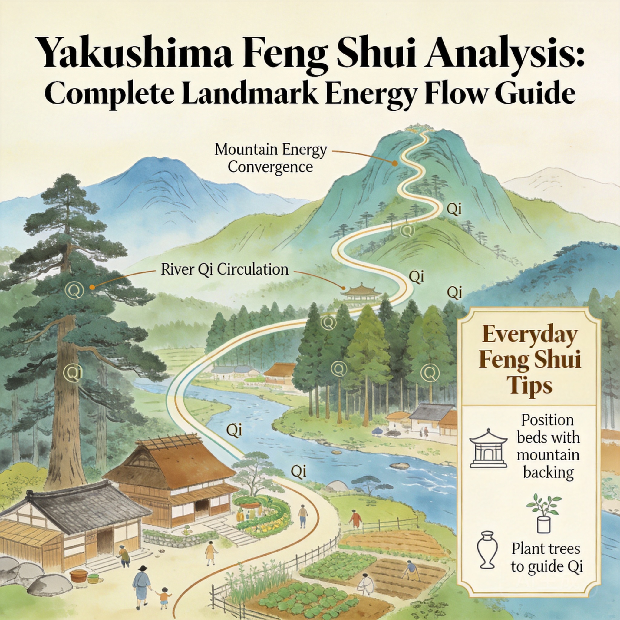 屋久島風水分析完整地標能量流指南之日常風水知識插圖
